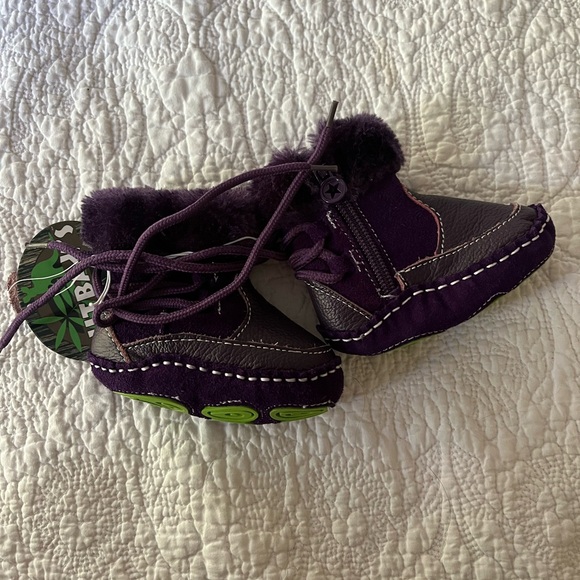 Outbak’s Purple Baby Boots 3-6months - Picture 5 of 6